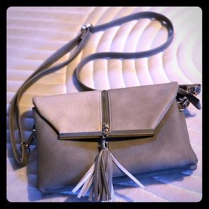 Shades of grey crossbody purse